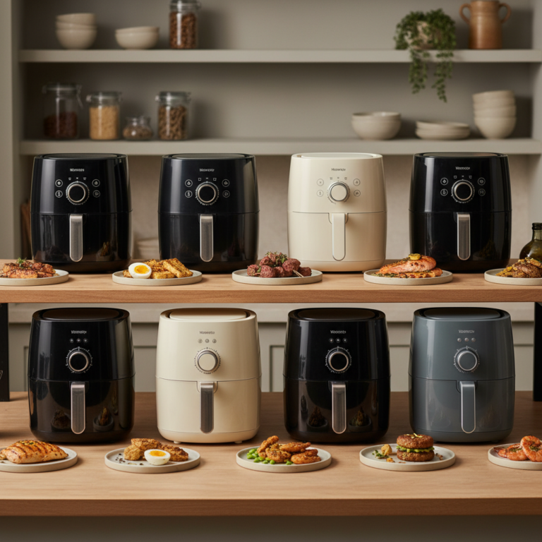 Ilustração editorial: 10 Best Air Fryer High Protein Picks Under $150