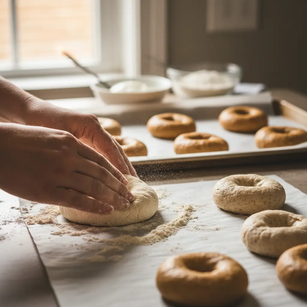 2 Ingredient Protein Bagels: 25g Protein in 12 Minutes — detail
