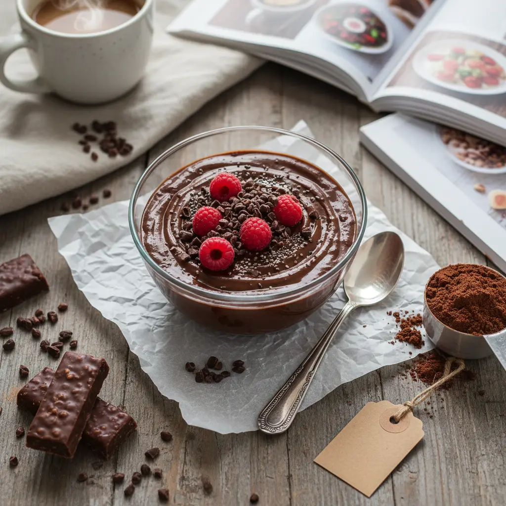 30g Protein Chocolate Pudding: The 12-Minute Air Fryer Hack — result