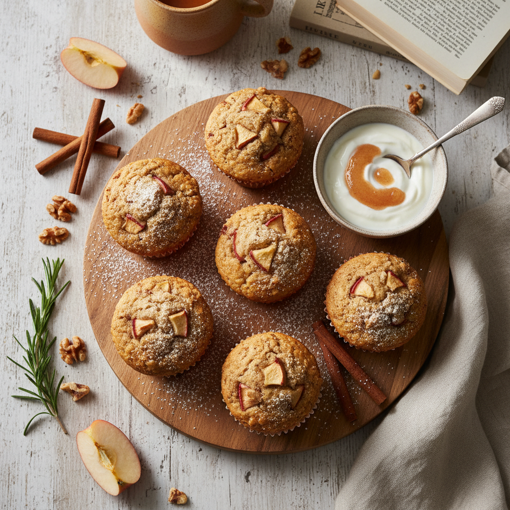 5-Ingredient Apple Protein Muffins: Ready in 12 Minutes — result