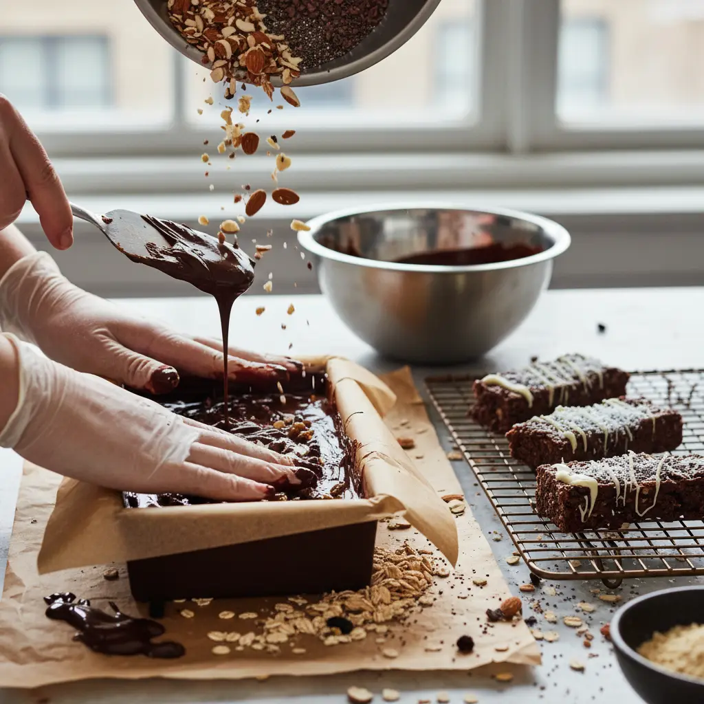 5-Ingredient Chocolate Protein Bars: The Air Fryer Method — detail