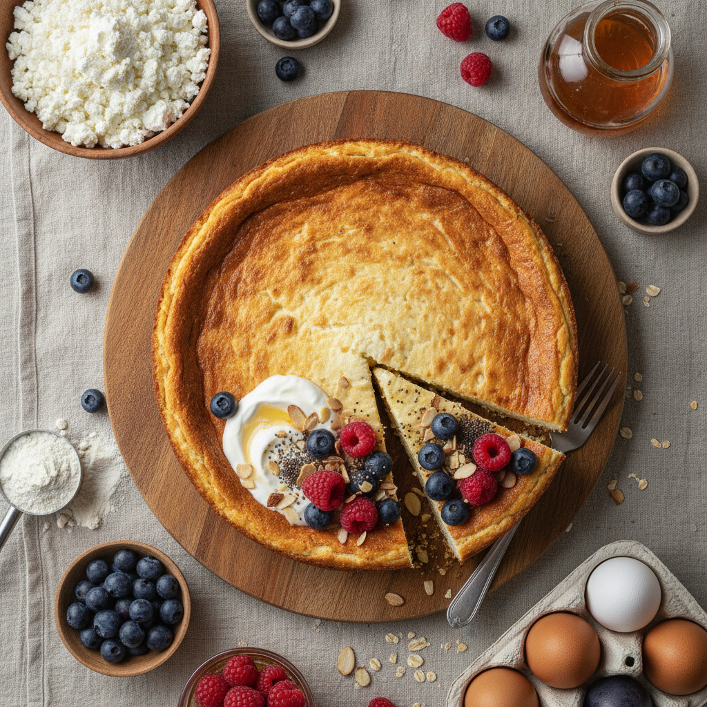 7-Ingredient Cottage Cheese Cheesecake Protein: A Low-Carb Treat — result