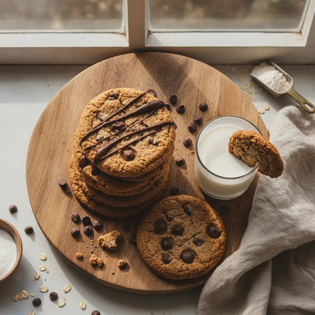 Air Fryer Chocolate Chip Protein Cookies in 12 Minutes — result