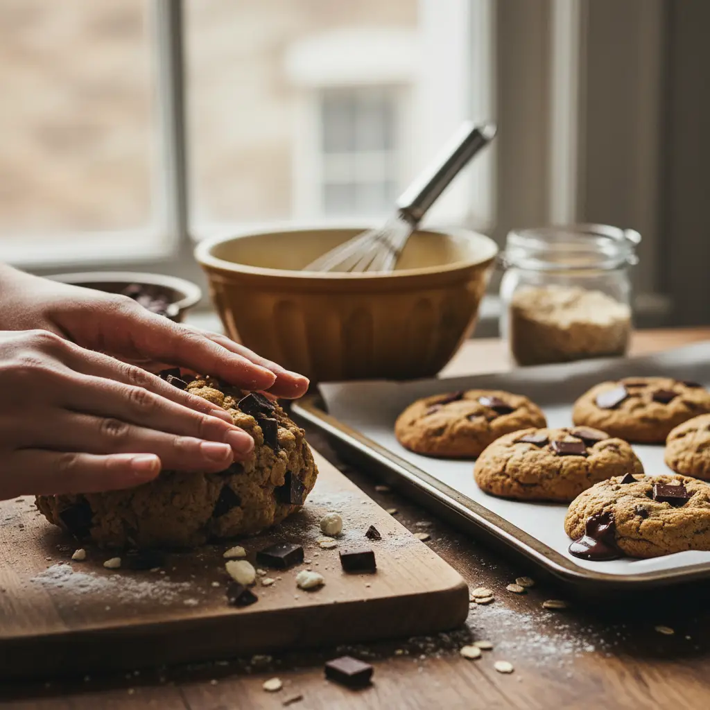 Air Fryer Chocolate Chip Protein Cookies in 12 Minutes — detail