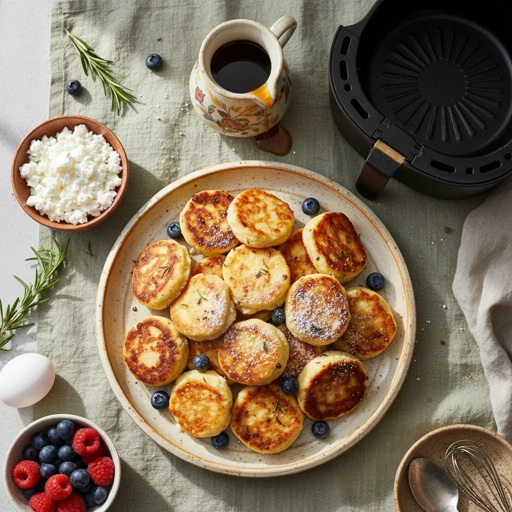 Air Fryer Cottage Cheese Pancakes: 12-Minute High-Protein Bites — result