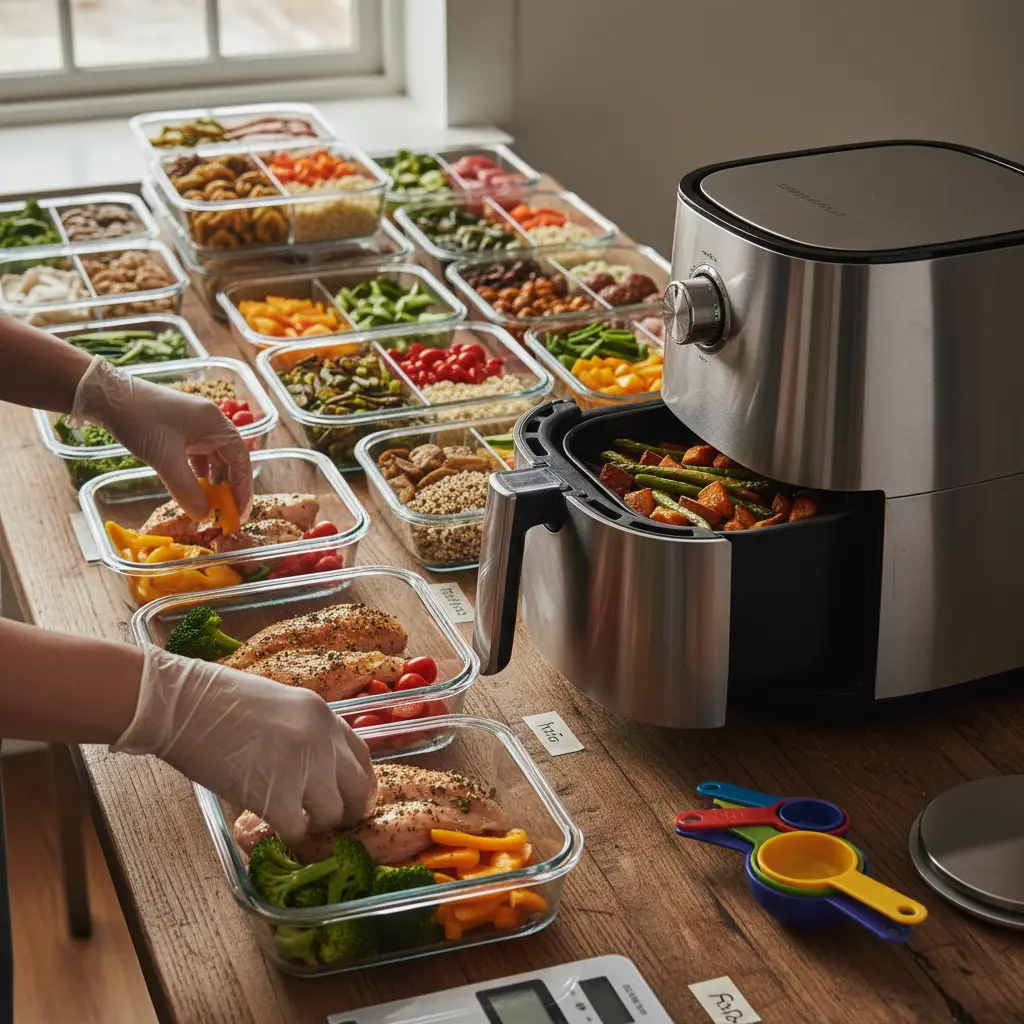 Air Fryer Meal Prep Week: 21 Low-Carb Meals Under 400 Calories — detail
