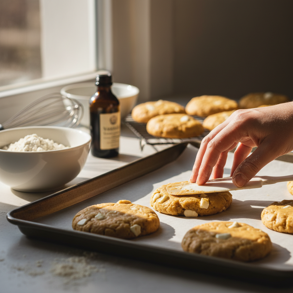 Air Fryer Protein Cookies: Vanilla Low-Carb Treat in 12 Minutes — detail