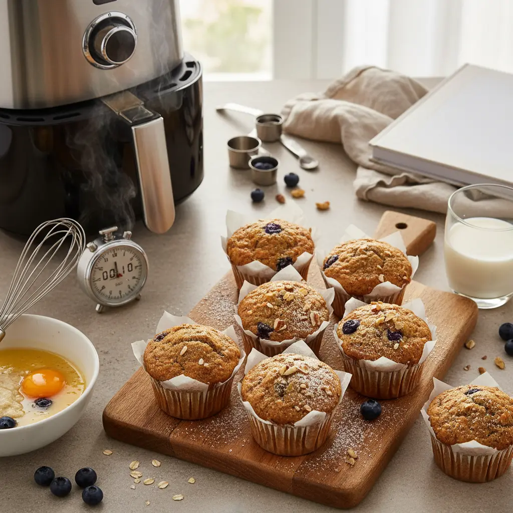 Air Fryer Protein Muffins: Ready in Under 10 Minutes — result