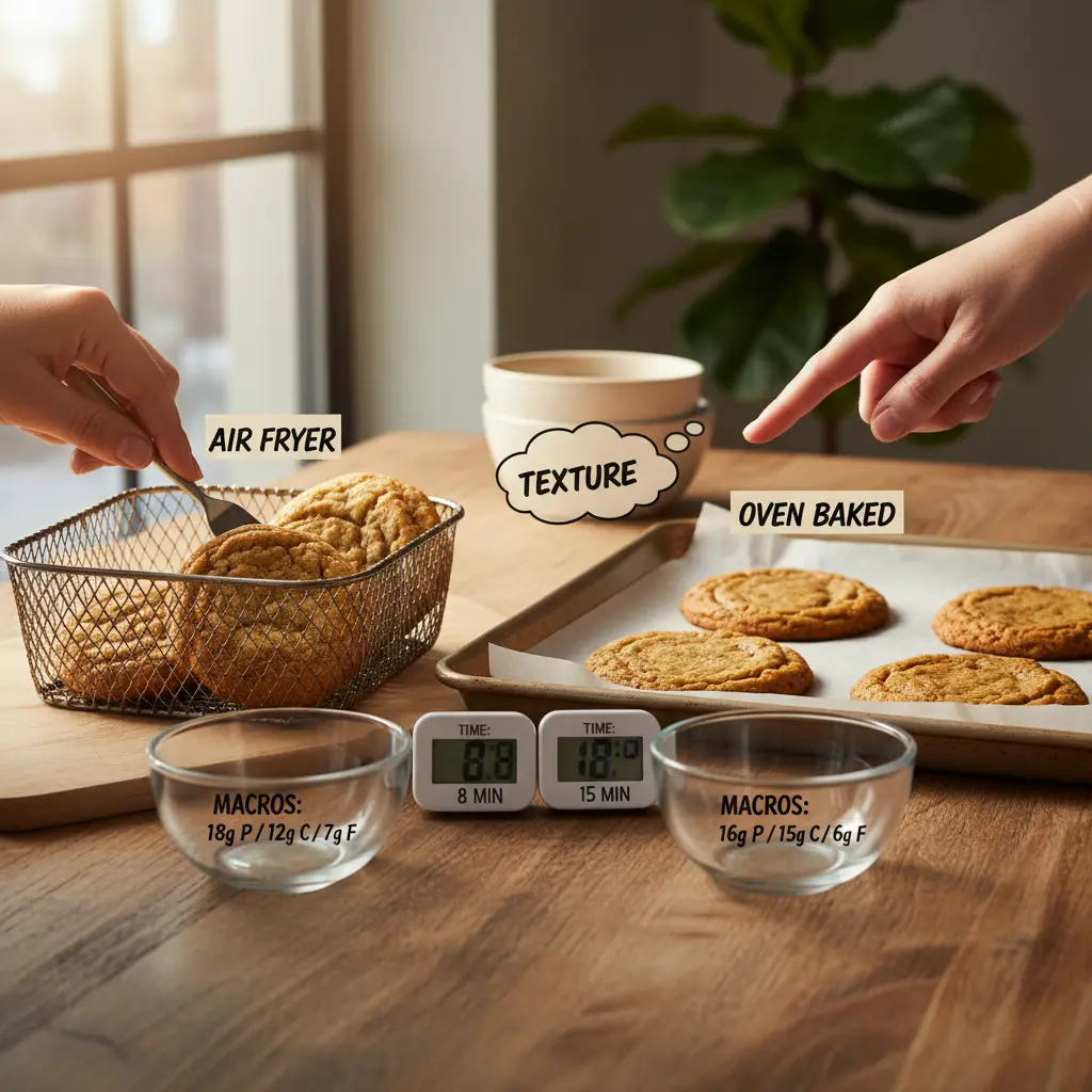 Air Fryer vs Oven Protein Cookies: 3 Tips for Perfect Texture — detail