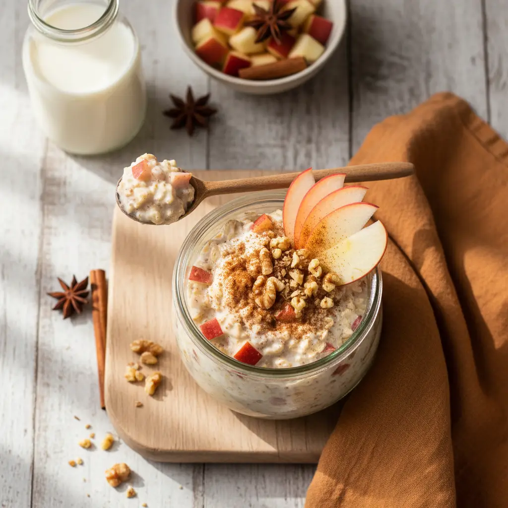 Apple Cinnamon Overnight Oats: 5-Minute Low-Carb Breakfast — result