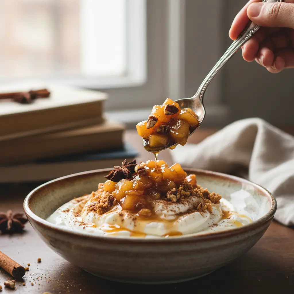 Apple Pie Yogurt Bowl: 12-Minute High-Protein Breakfast — detail