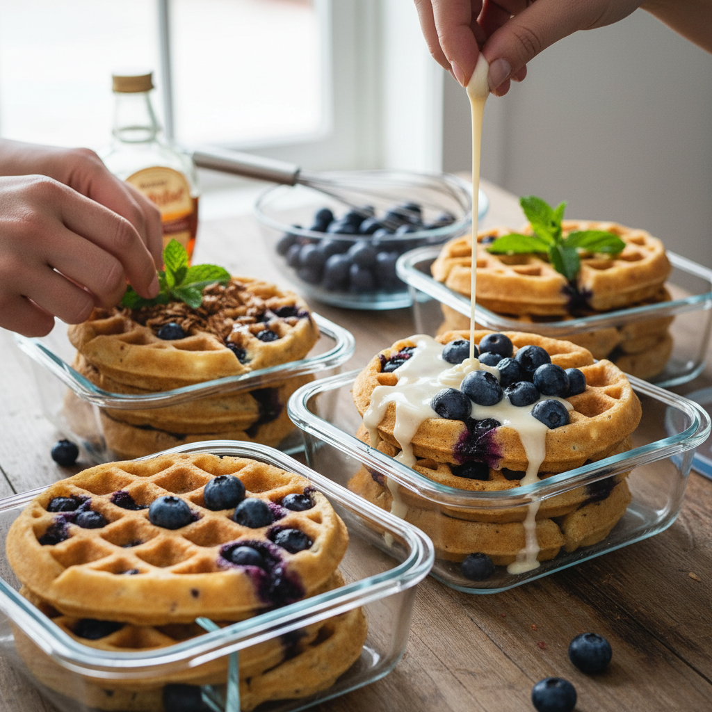 Blueberry Protein Waffles: 5-Day Meal Prep Strategy — detail