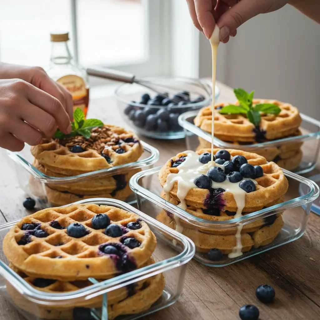 Blueberry Protein Waffles: 5-Day Meal Prep Strategy — detail