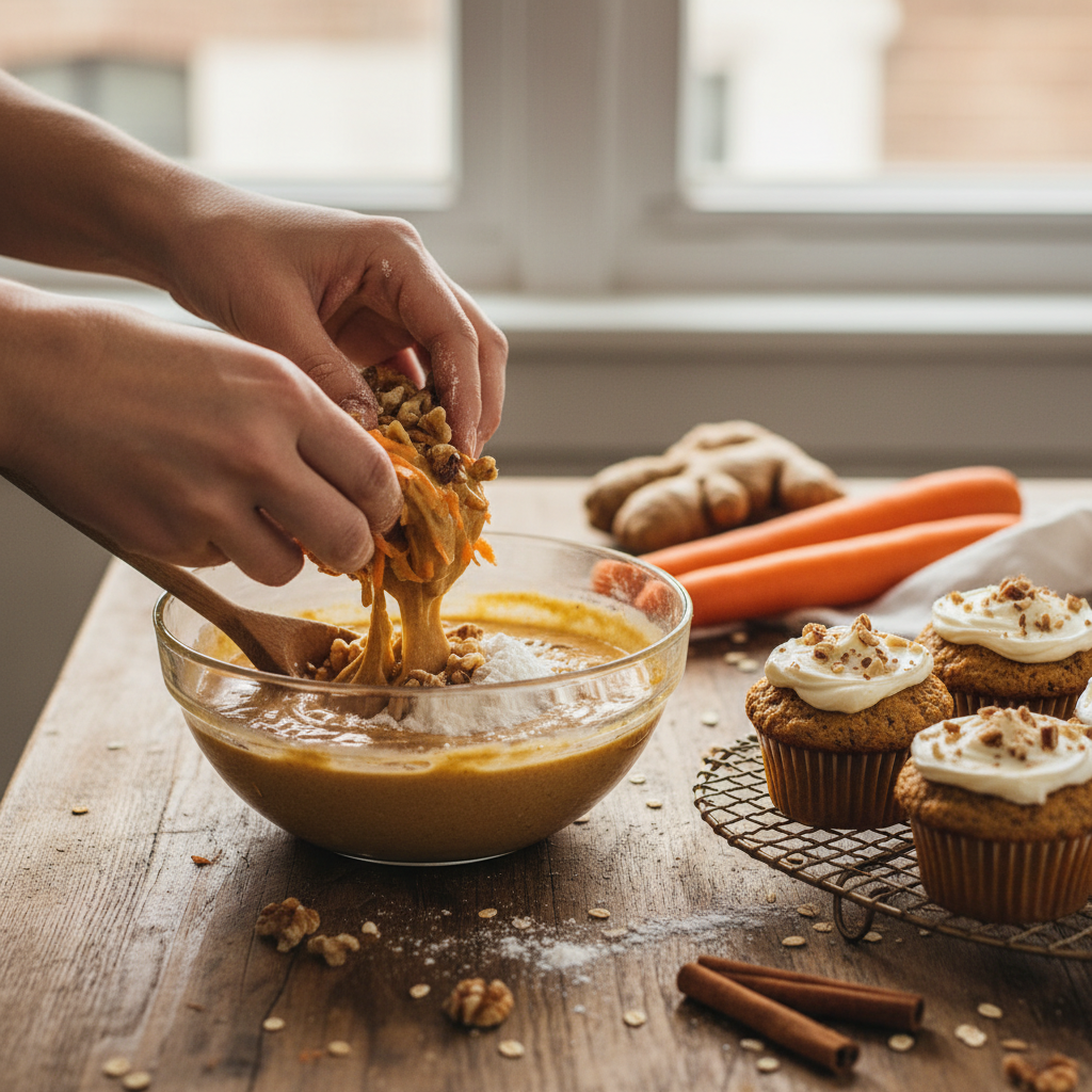 Carrot Cake Protein Muffins: Ready in 12 Minutes — detail