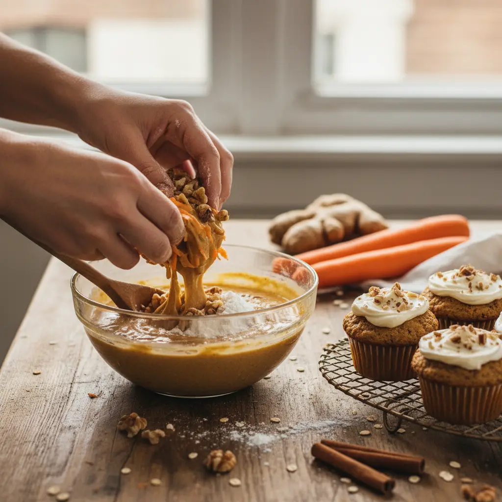 Carrot Cake Protein Muffins: Ready in 12 Minutes — detail