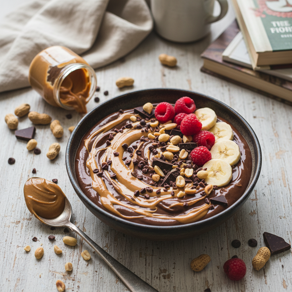 Chocolate Peanut Butter Yogurt Bowl: 3-Step Low-Carb Fuel — result