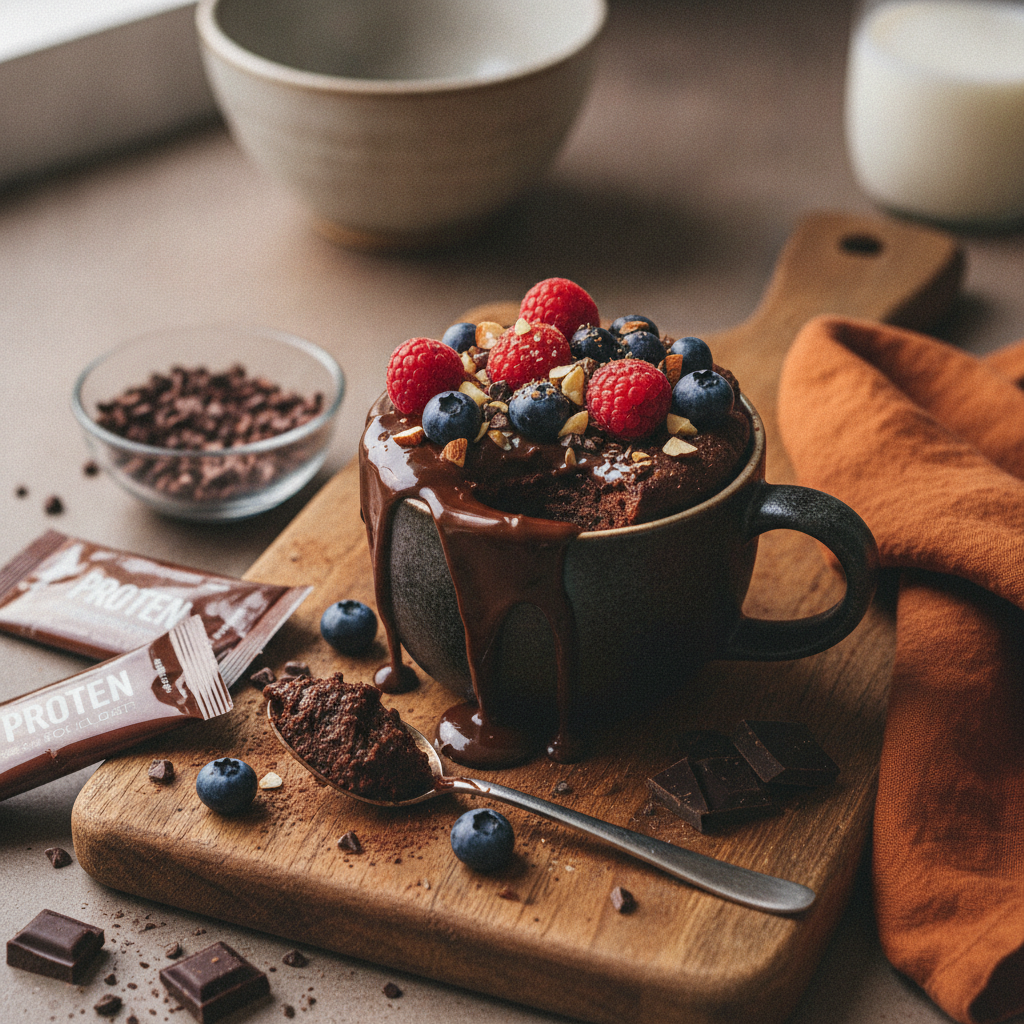 Chocolate Protein Mug Cake: Ready in 10 Minutes Flat — result