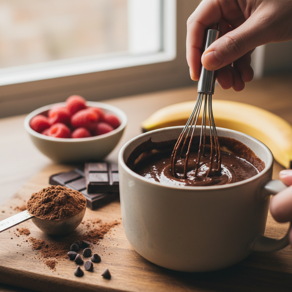 Chocolate Protein Mug Cake: Ready in 10 Minutes Flat — detail