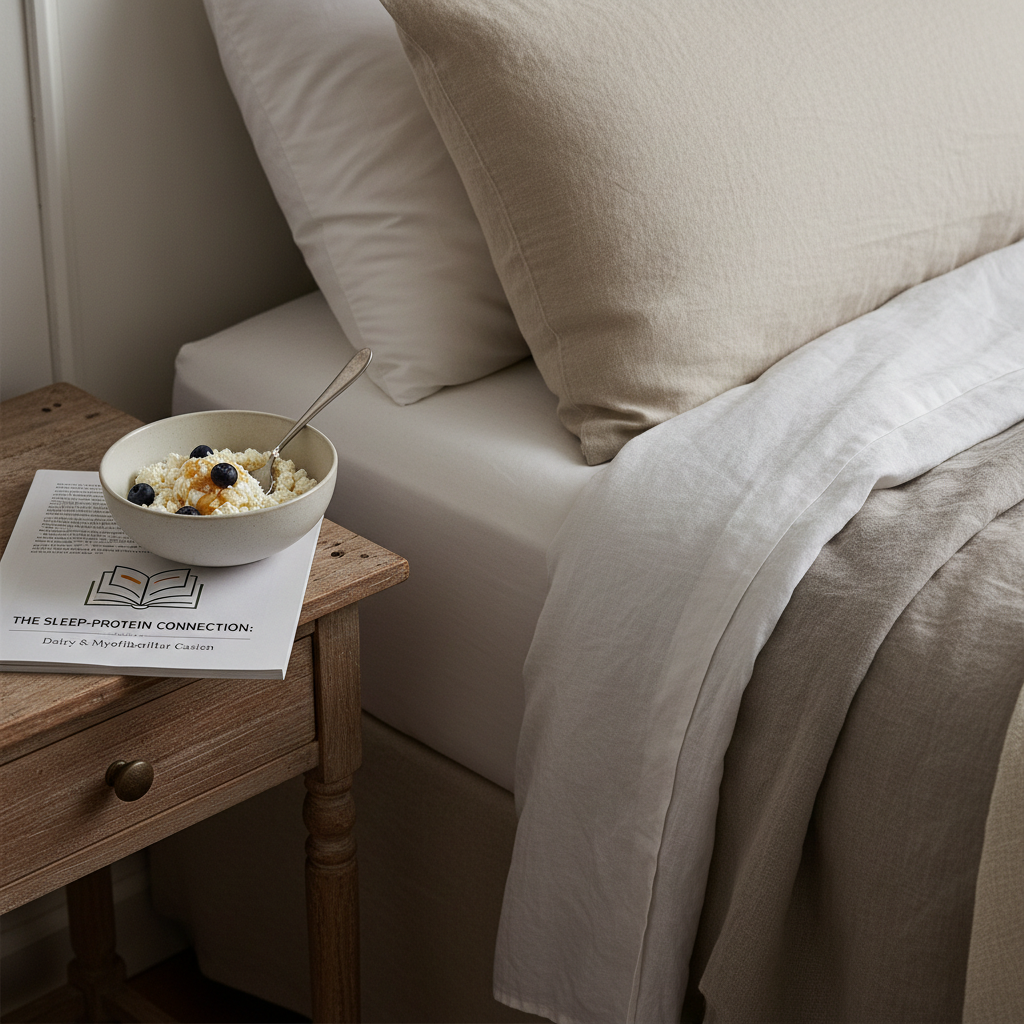 Ilustração editorial: Cottage Cheese Before Bed: 3 Science-Backed Reasons to Eat It
