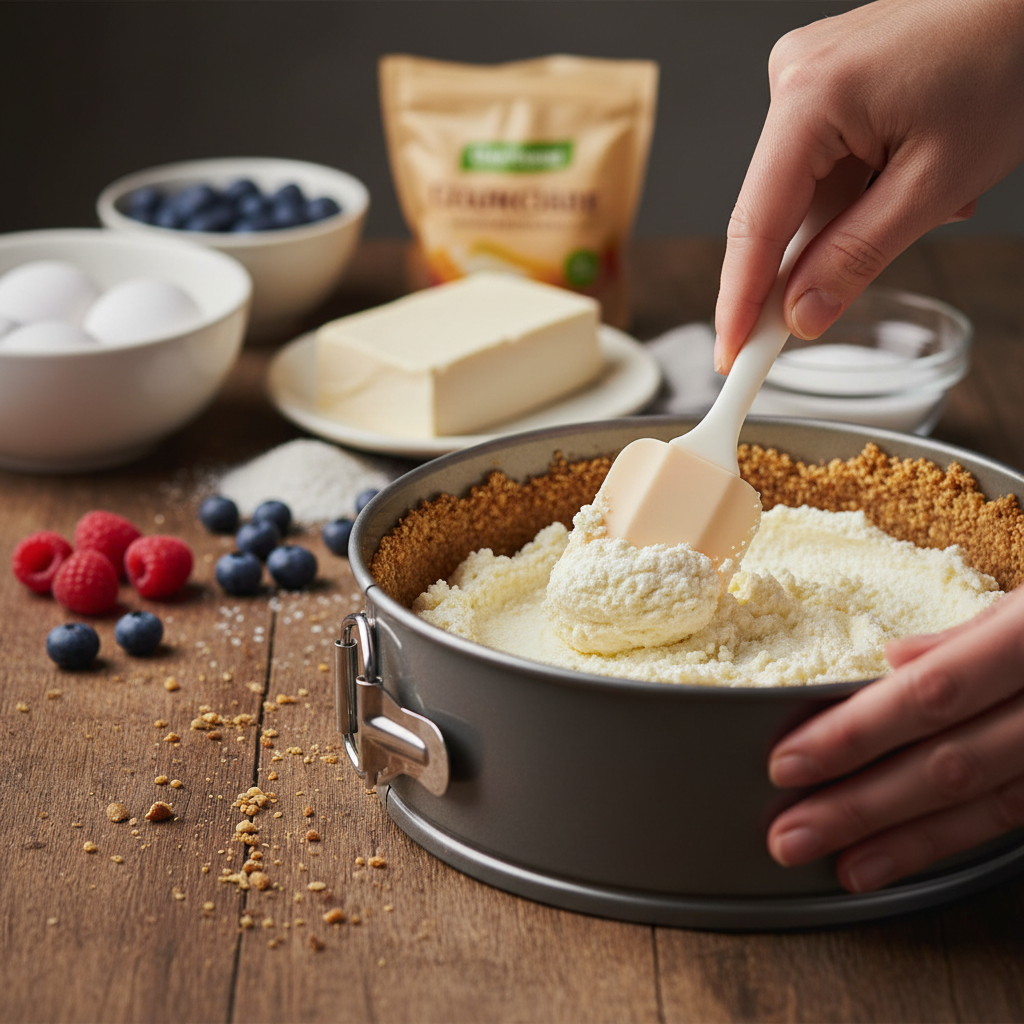Cottage Cheese Cheesecake Keto: 12-Minute Air Fryer Delight — detail