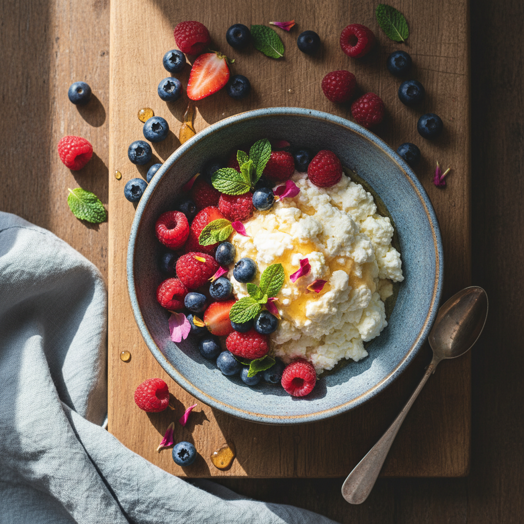 Cottage Cheese Dessert with Berries: The 12-Minute Air Fryer Hack — result