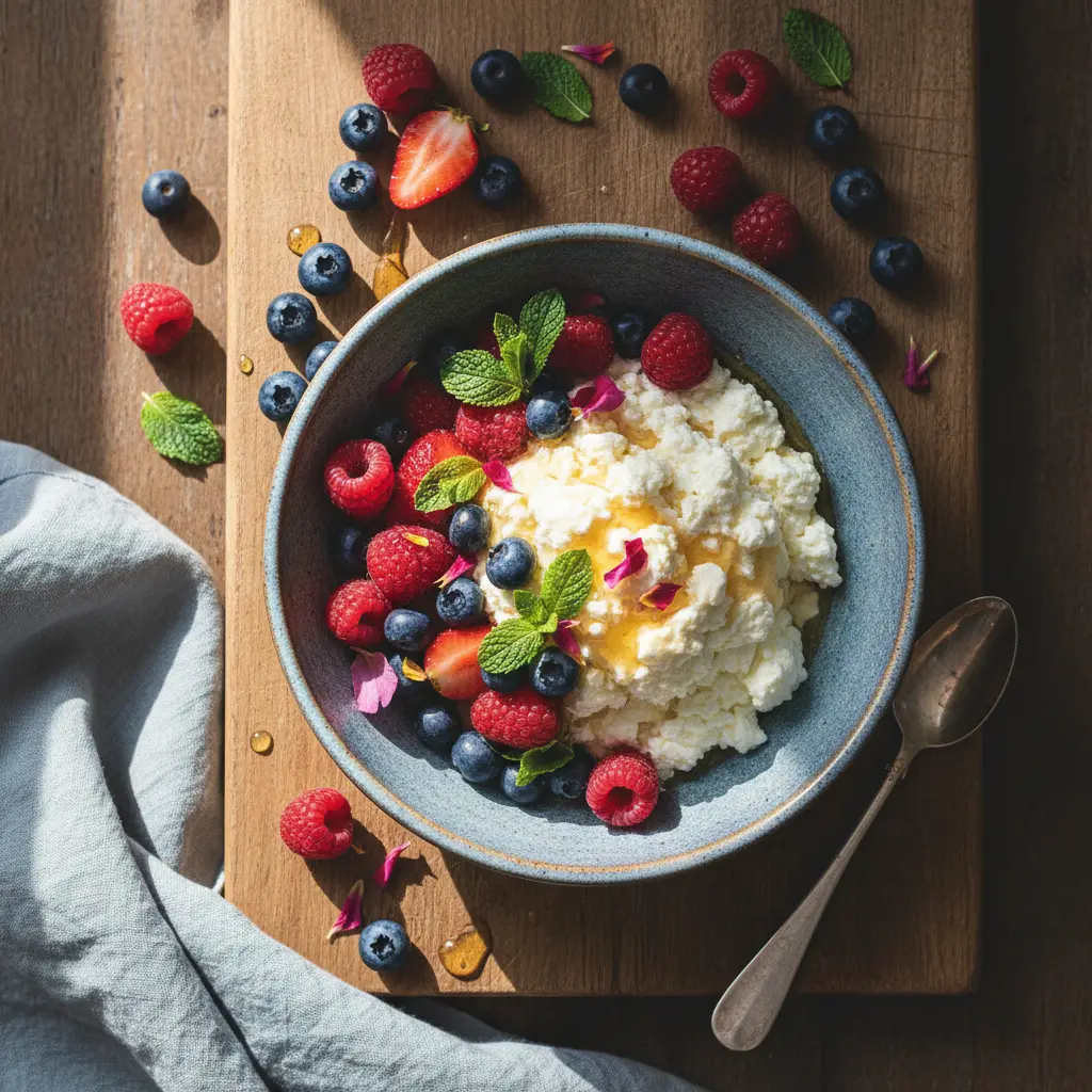 Cottage Cheese Dessert with Berries: The 12-Minute Air Fryer Hack — result
