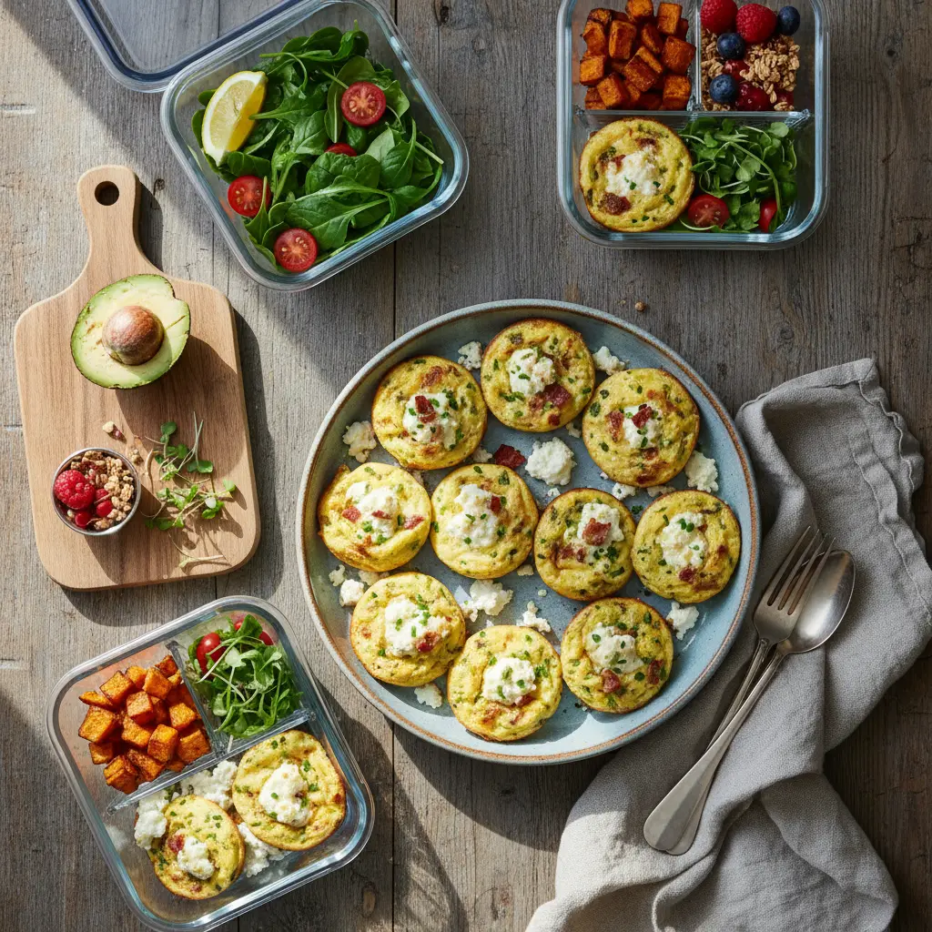 Cottage Cheese Egg Bites Meal Prep: 15g Protein in 12 Minutes — result