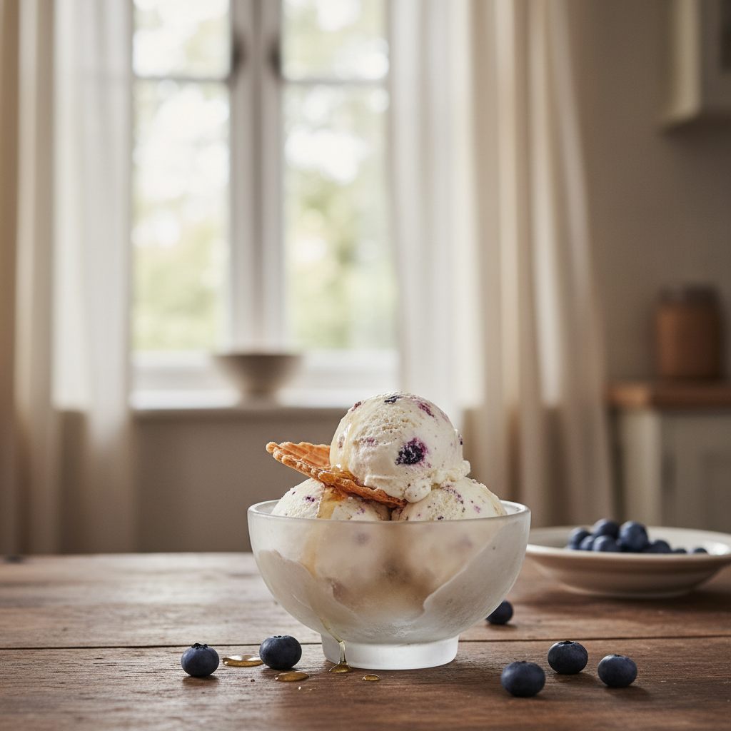 Ilustração editorial: Cottage Cheese Ice Cream: 3 Steps to Creamy Low-Carb Bliss