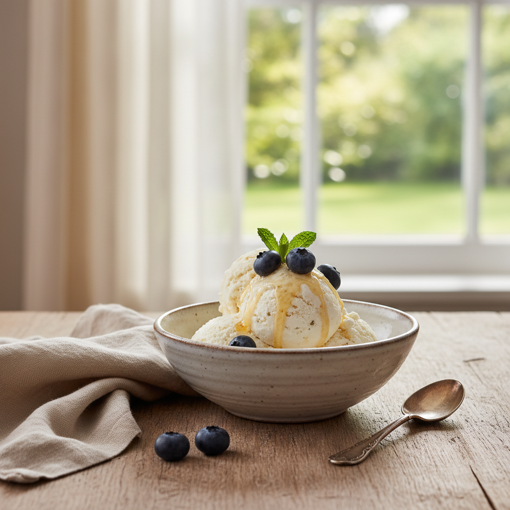 Ilustração editorial: Cottage Cheese Ice Cream: 4 Steps to High-Protein Frosty Treats