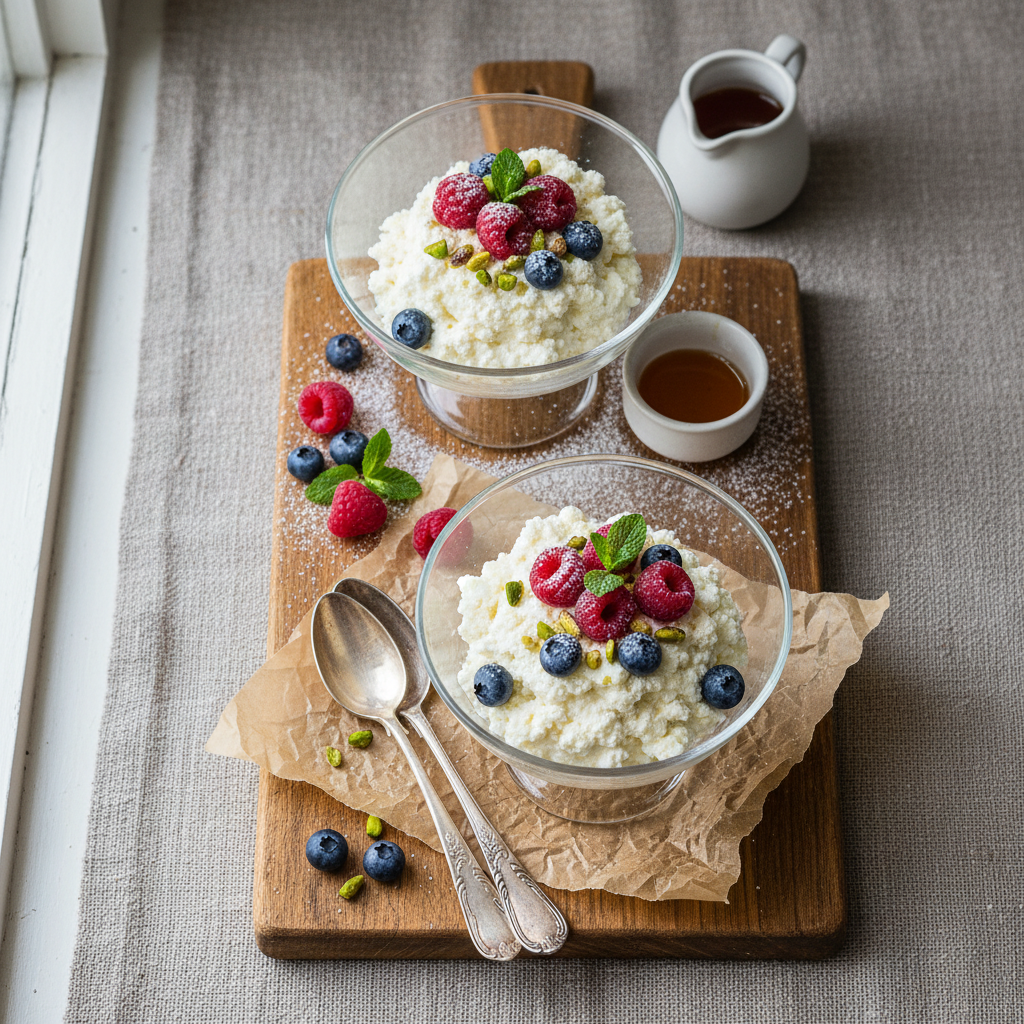 Cottage Cheese Mousse for Two: 5-Minute High Protein Dessert — result