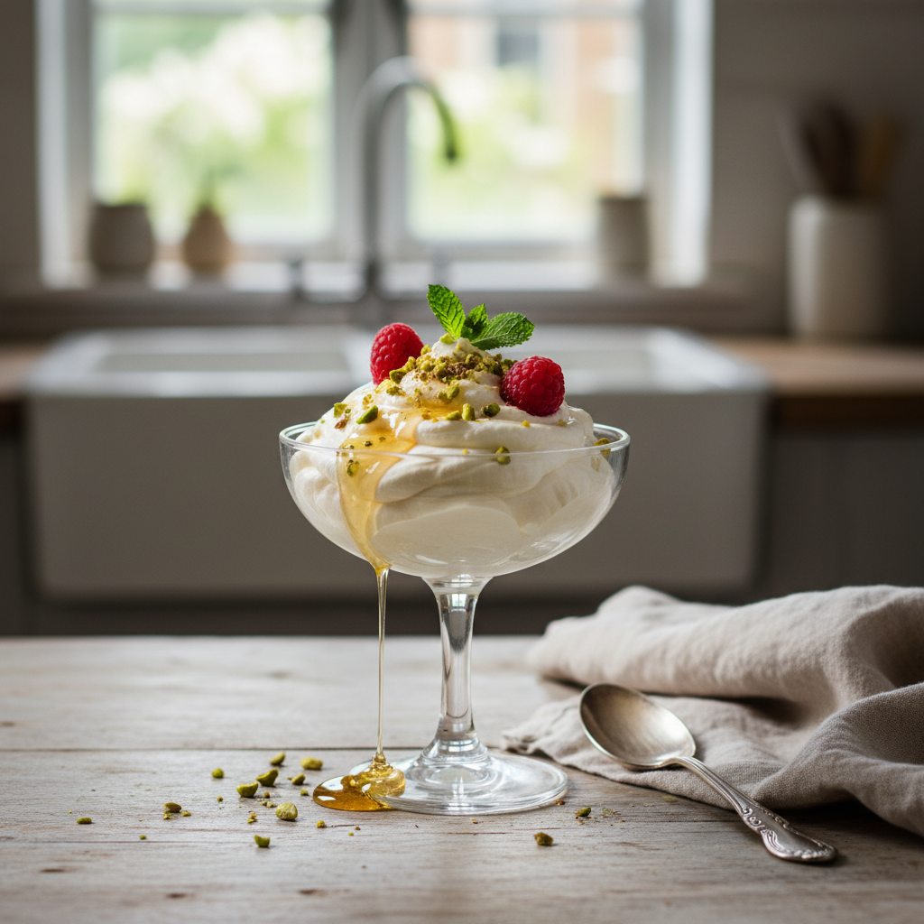 Ilustração editorial: Cottage Cheese Mousse No Bake: 3 Simple Steps for High Protein
