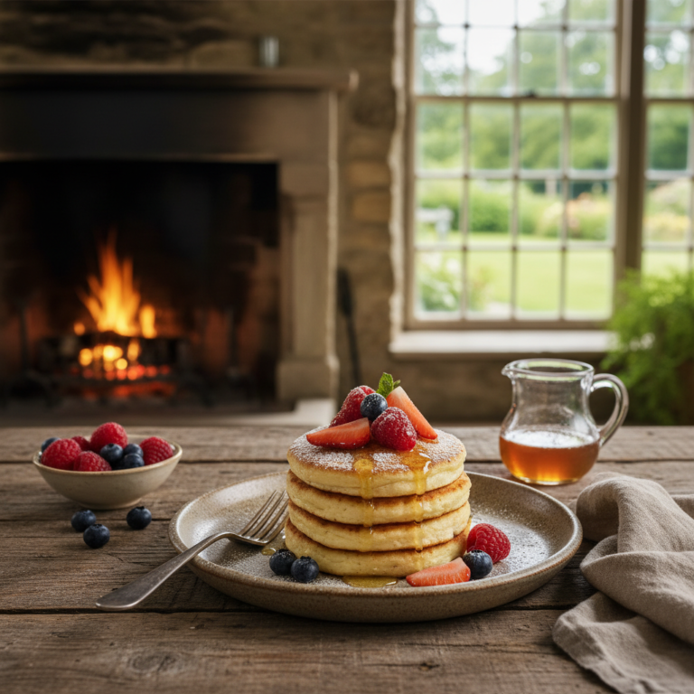 Ilustração editorial: Cottage Cheese Pancakes No Flour: 12-Minute Low-Carb Breakfast