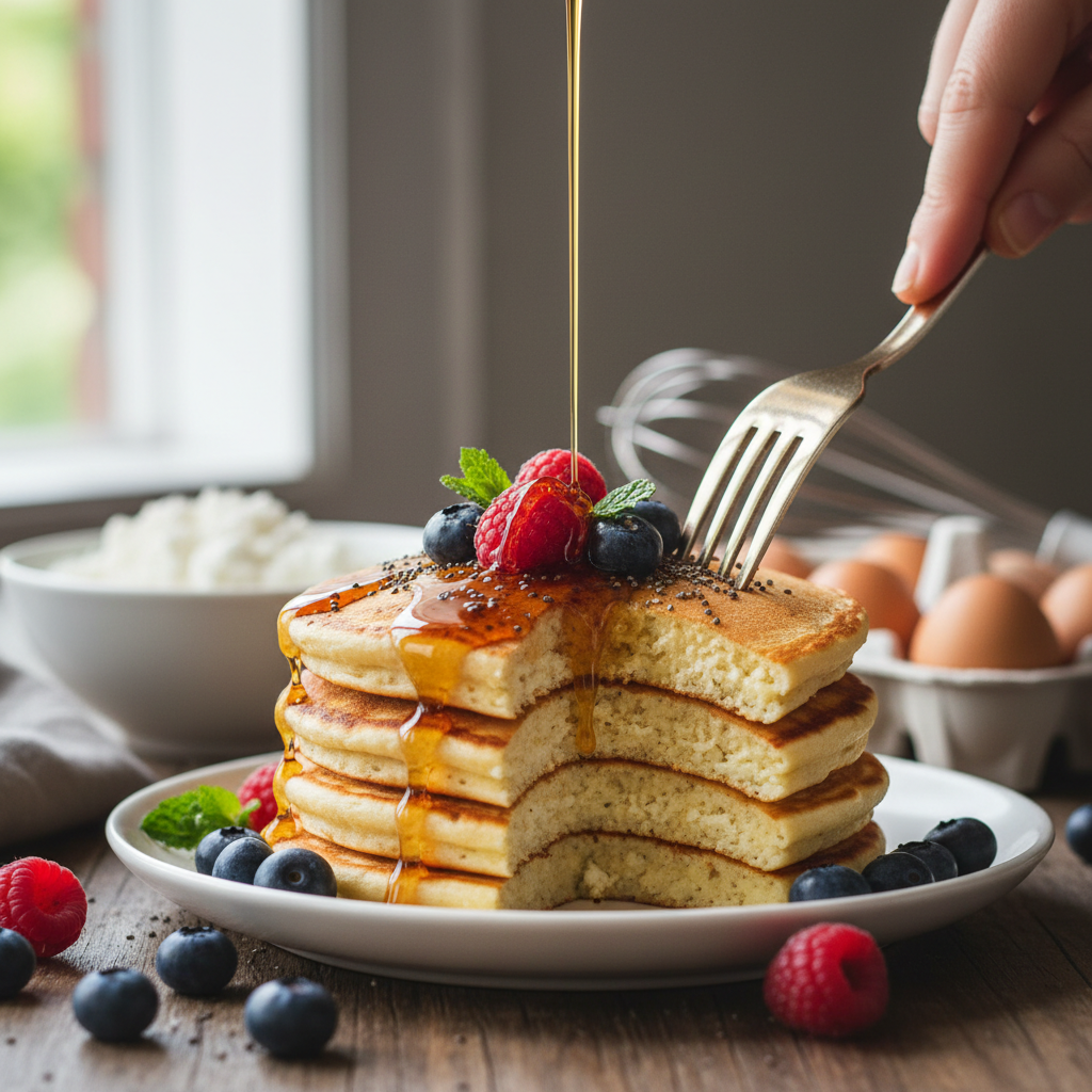 Cottage Cheese Pancakes Protein: 30g Fuel in 12 Minutes — detail