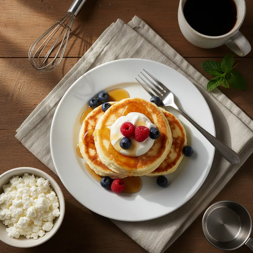 Cottage Cheese Pancakes Recipe: Fluffy Low-Carb Success in 12 Min — result