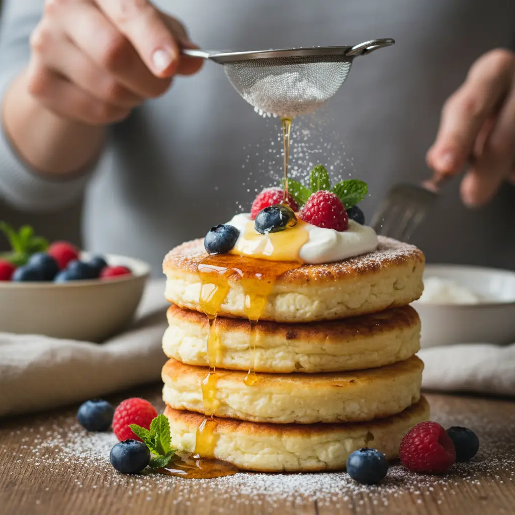 Cottage Cheese Pancakes Recipe: Fluffy Low-Carb Success in 12 Min — detail