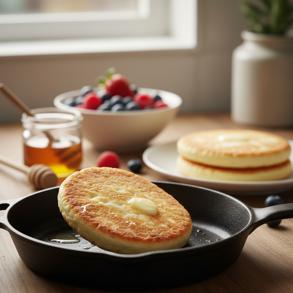 Cottage Cheese Pancakes: The 12-Minute Low-Carb Breakfast — detail
