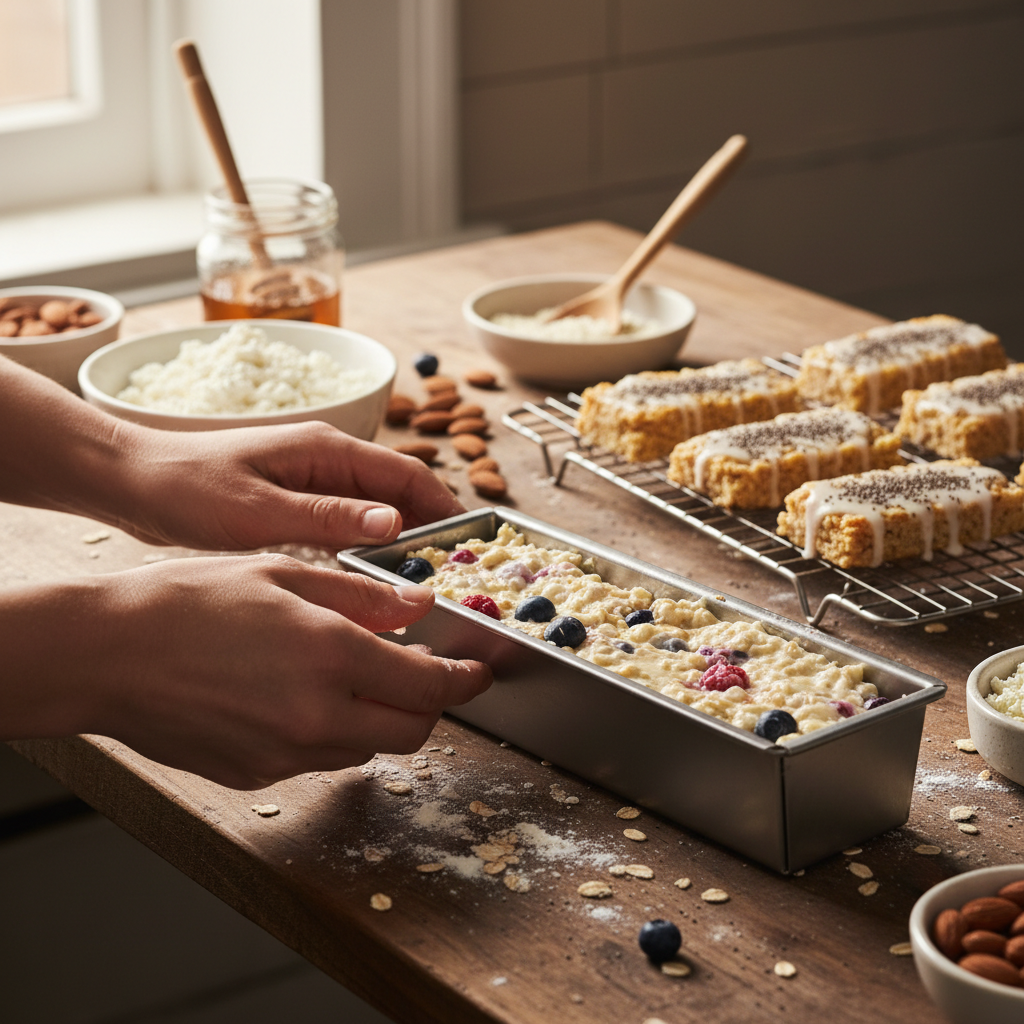 Cottage Cheese Protein Bars: 12-Minute Low-Carb Fuel — detail