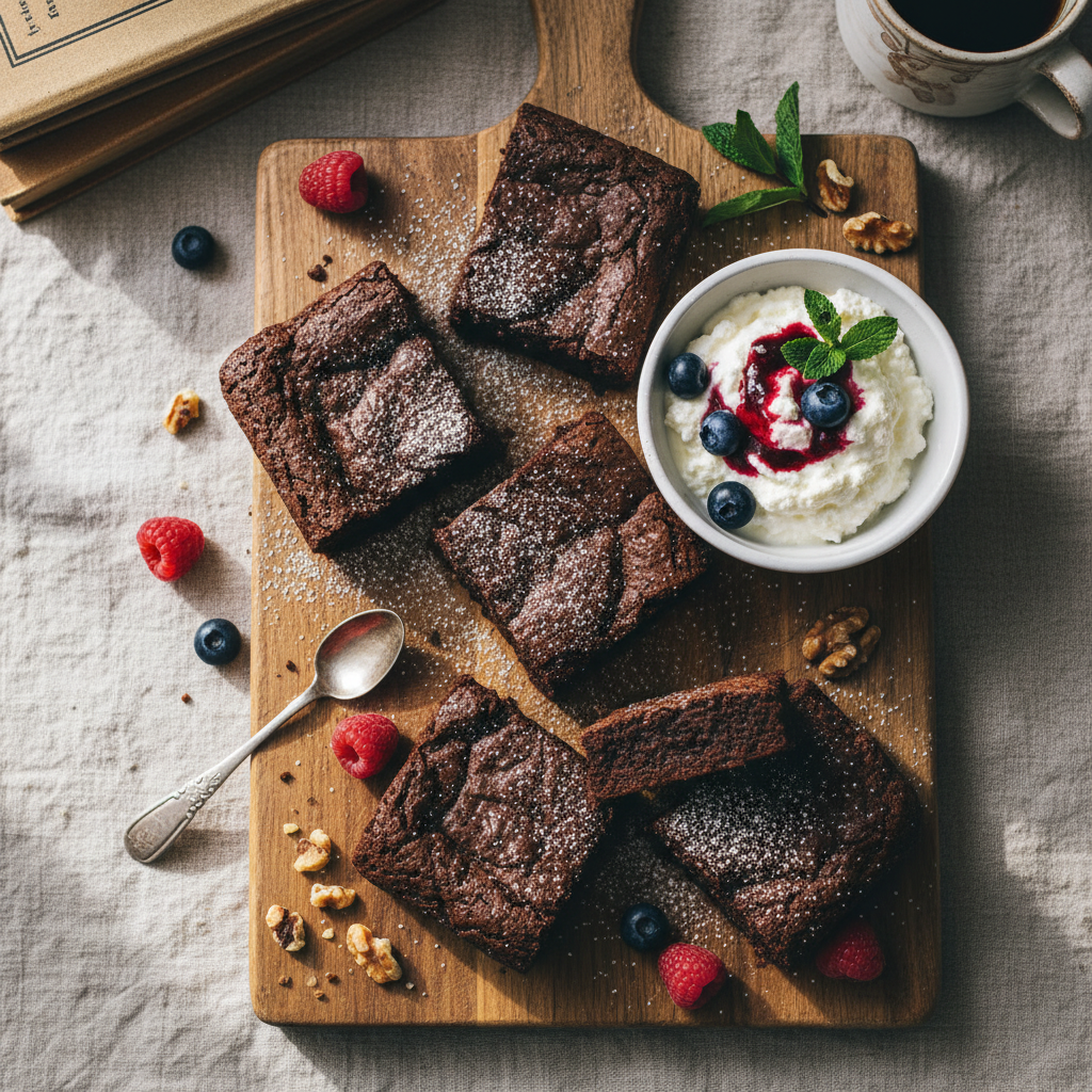 Cottage Cheese Protein Brownies: 12-Minute Air Fryer Magic — result