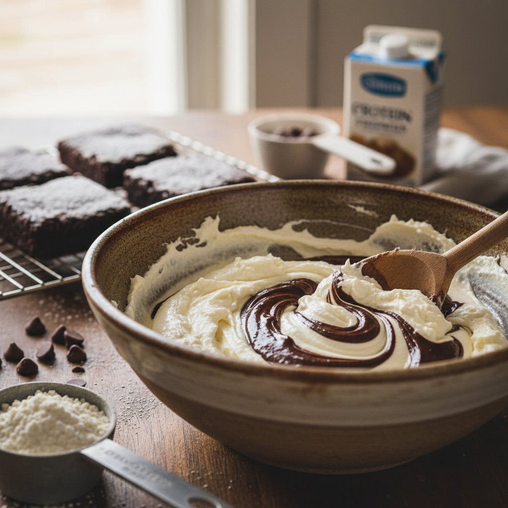 Cottage Cheese Protein Brownies: 12-Minute Air Fryer Magic — detail