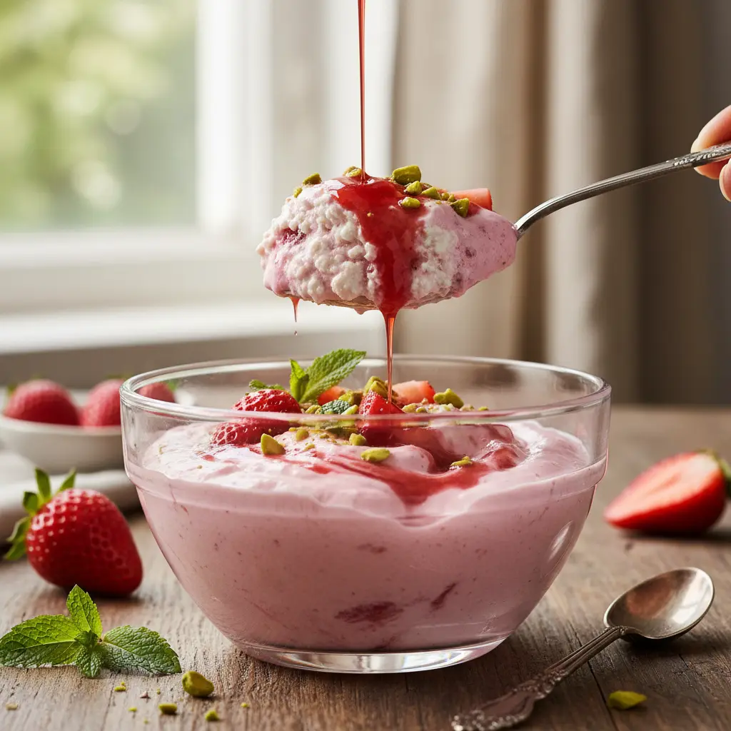 Cottage Cheese Strawberry Mousse: A 5-Minute Low-Carb Treat — detail