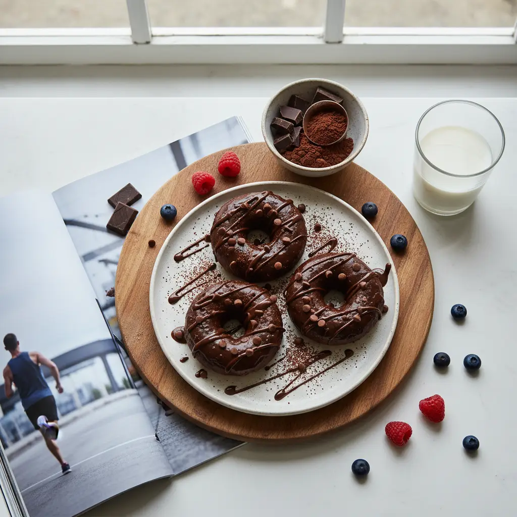 Double Chocolate Protein Donuts: 12-Minute Air Fryer Fix — result