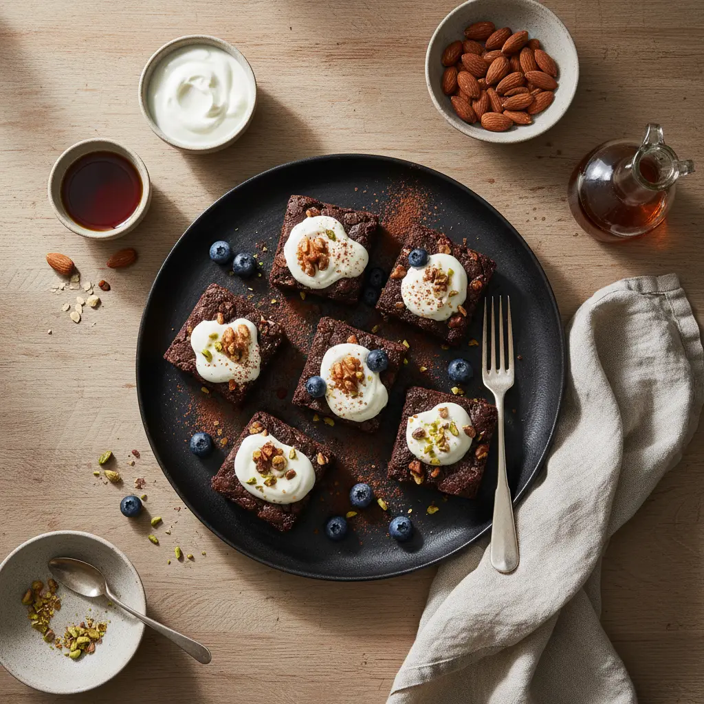 Greek Yogurt Protein Brownies: 12-Minute Air Fryer Magic — result