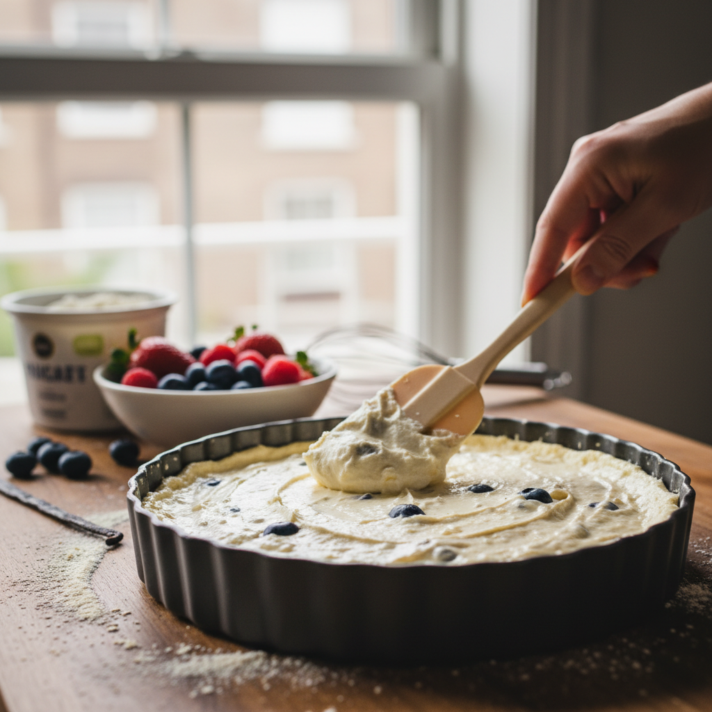 High Protein Cottage Cheese Cheesecake: 25g Protein Recipe — detail