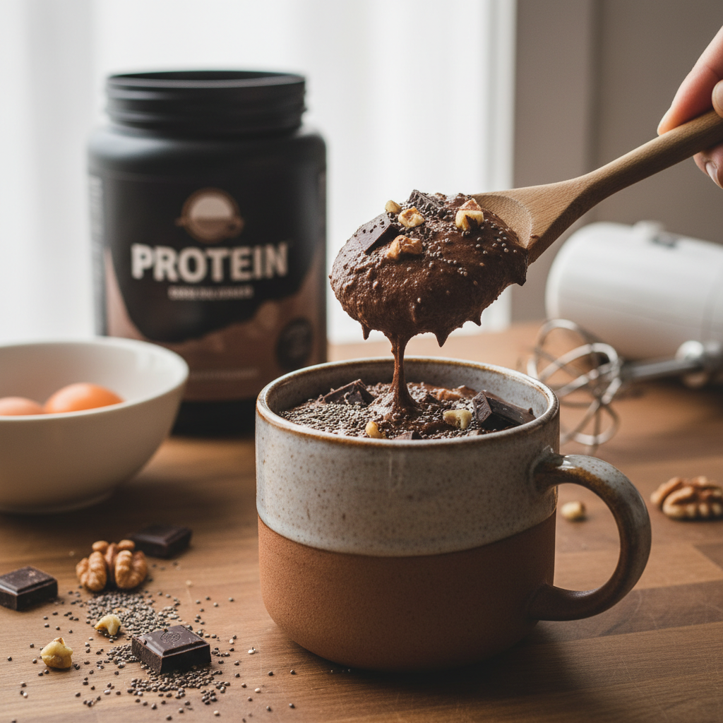 High Protein Mug Cake: Ready in 8 Minutes or Less — detail