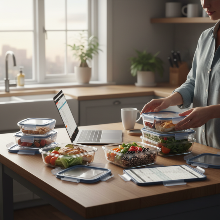 Ilustração editorial: Is Meal Prep Worth It? Save 5 Hours Weekly With This Plan
