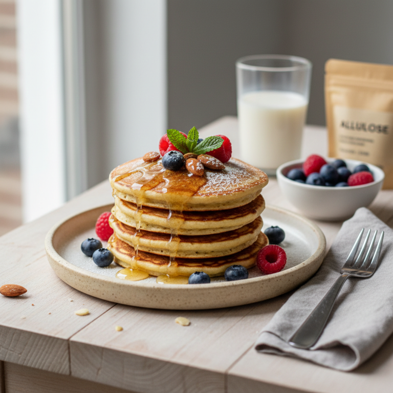 Ilustração editorial: Low Sugar Protein Pancakes: 5 Ways to Perfect Fluffiness