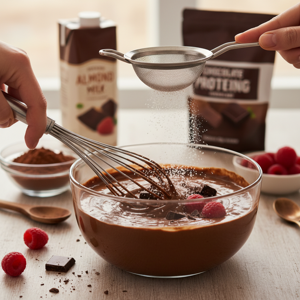 Low Sugar Protein Pudding: 3 Steps to Creamy Success — detail