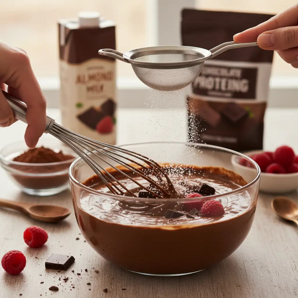 Low Sugar Protein Pudding: 3 Steps to Creamy Success — detail