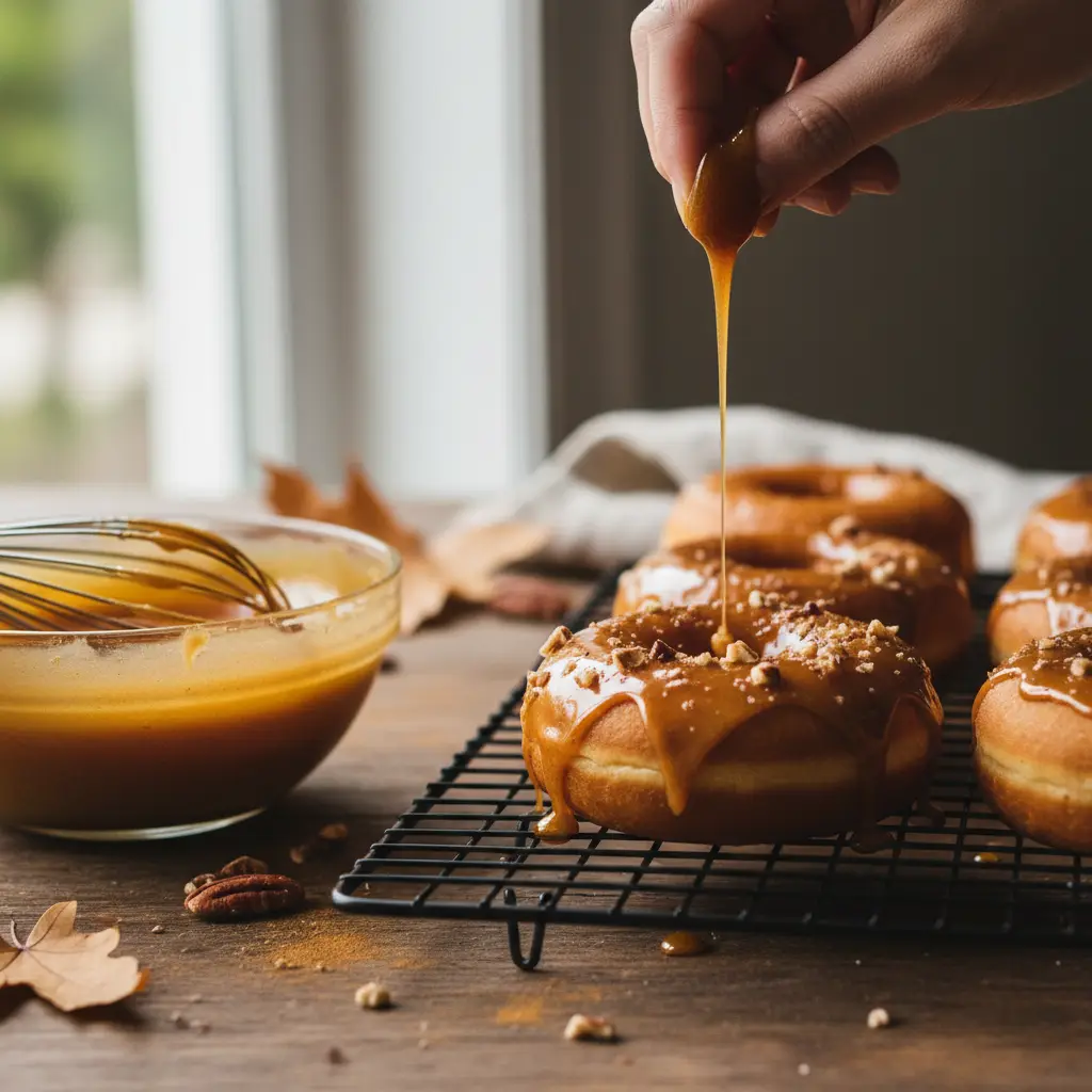 Maple Protein Donuts: 150 Calorie Air Fryer Recipe — detail