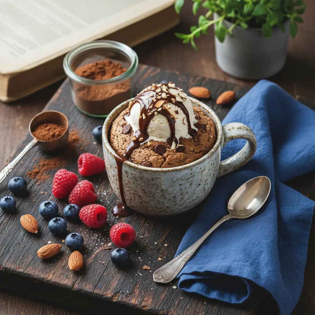 Microwave Protein Mug Cake: 3-Minute Low-Carb Recipe — result